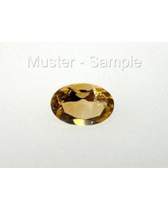Citrin facettiert; 6 x 4 mm; Kongo; 1 Stück