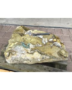 Fossil (petrified) wood with opal and chalcedony; Garut, Java, Indonesia; Single piece 39.6 kg