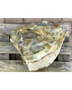 Fossil (petrified) wood with opal; Garut, Java, Indonesia; Single piece 36.9 kg