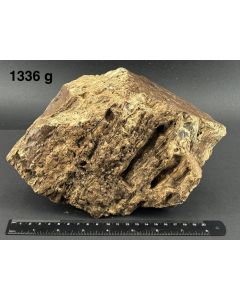 Amber with wood texture; Sumatra, Indonesia; large Cab; unique piece
