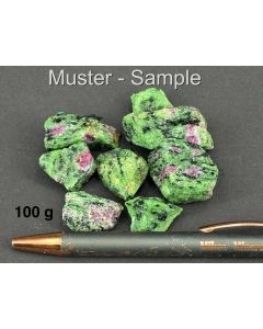 Ruby in Zoisite; Tanzania; 100 g
