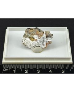 Fluckit, Haidingerit xx; Giftgrube, St. Marie, Elsass, Frankreich; KS; Einzelstück