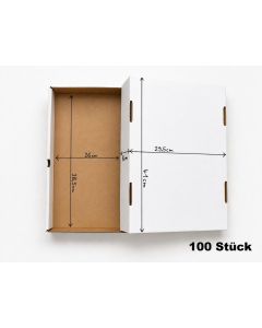 Faltkartons mit Deckel; Ganze Steige, 385 x 260 x 80 mm; 100 Stück