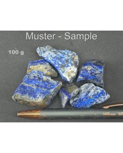 Lapis Lazuli, (Lazurit, Lapislazuli); unbehandelt, Afghanistan; 100 g