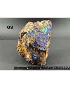 Azurit xx, Malachit; Marokko; GS; Einzelstück