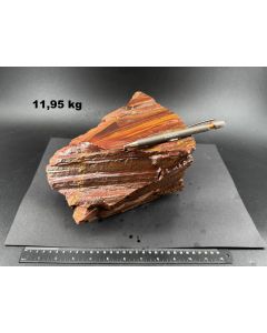 Jaspis; Sunset-Jasper, Mugglestone; Südafrika; 11,95 kg; Einzelstück