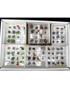 Eifel-Mix; verschiedene Mineralien; MM; 1 Steige; Unikat