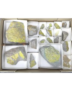 Phurcalit xx; UV-aktiv; Posey Mine, UT, USA; 1 Steige; Unikat