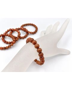 Armband, Goldfluss, 8 mm Kugeln; 1 Stück