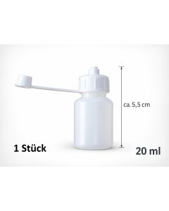 Pipettenfläschchen, Dosierflasche, Spritzflasche, Abtropfflasche 20 ml (1 Stück)