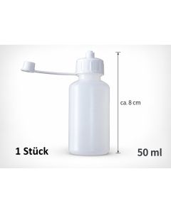Pipettenfläschchen, Dosierflasche, Spritzflasche, Abtropfflasche 50 ml (1 Stück)