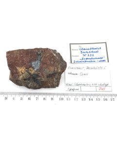 Clausthalit + Uraninit; Schacht 252, Schneckenstein, Sachsen, Deutschland; NS