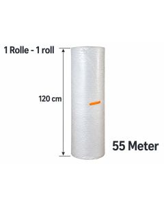 Luftpolsterfolie; zweilagig; 120 cm breit; 55 m lang; 1 Rolle