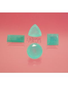 Chrysokoll facettiert 6x4 mm, Mexiko