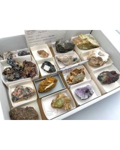 Mineralien gemischt; Gerd Tremmel Sammlung, Marokko, Nr.3255; 1 Steige