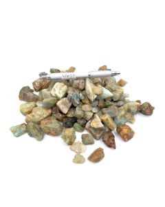 Beryll; kleine Stücke, 2. Wahl, Mzimba, Malawi; 1 kg