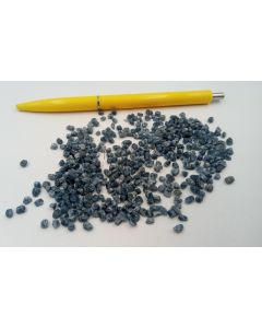Safir (Saphir, Korund) (xx); blau, klein, Madagaskar; 100 g