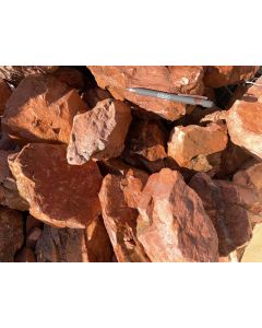Feldspat; fleischfarben, rot, Namibia; 100 kg
