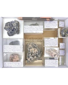 Gemischte Mineralien; Südamerika, K.-H. Tausend Sammlung; 1 Steige