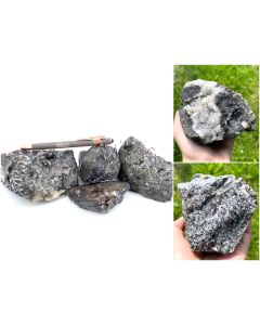 Siderit Kristalle mit Bergkristall; druzy!, Hüttschental, Harz, Deutschland; 1 kg