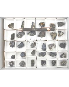 Silbermineralien, Pyrargyrit xx, Dyskrasit, Argyrodit xx, Canfieldit xx; Colquechaca, Bolivien; 1 Halbformat Steige, Unikat