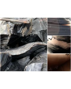 Obsidian (schwarz-transparent + silber) 10 kg