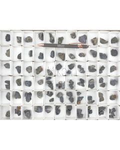 Silbermineralien, Pyrargyrit xx, Dyskrasit, Argyrodit xx, Canfieldit xx; Colquechaca, Bolivien; 1 Steige, Unikat