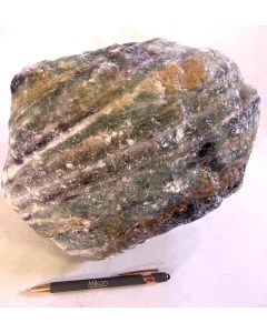 Fluorit; Regenbogenfluorit, bunt, Schleifware, Uis, Namibia; 12,7 kg