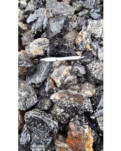 Schneeflocken-Obsidian; Java, Indonesien; 100 kg
