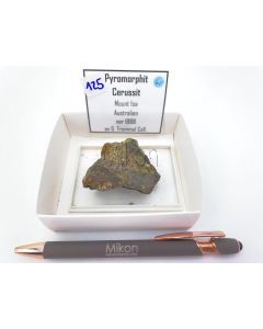 Pyromorphit, Cerussit xx; Mount Isa, Australien; Gerd Tremmel Sammlung; NS (125)