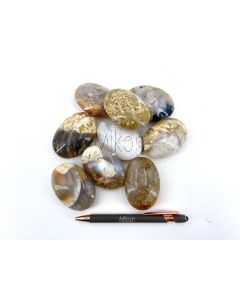 Opal, Honigopal; Handschmeichler; poliert, Indonesien; 1 kg