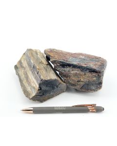 Fossiles (versteinertes) Holz, bunt; Garut, Indonesien 1 kg