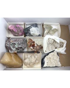Mineralien gemischt; Tsumeb, Namibia; Ilse Baer Sammlung; 1 Steige, Unikat (2)