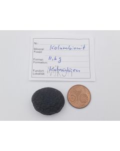 Kolumbianit (Tektit); Kolumbien, Stück 3 cm; 1 Stück mit 11,6 g