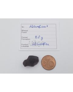 Kolumbianit (Tektit); Kolumbien, Stück 2,3 cm; 1 Stück mit 4,8 g