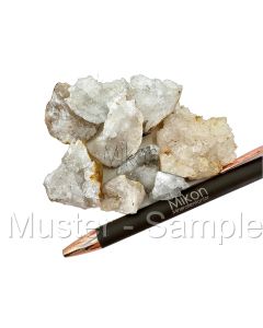 Quarz Geoden, Drusen; lose Teile, Marokko; 100 g