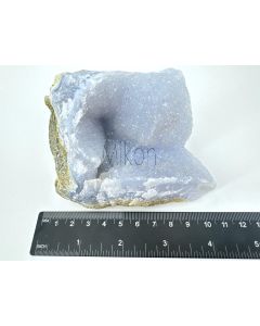 Achat, Lagenachat "Blue Lace", druzy; Jombo, Malawi; HS, 480 g, Einzelstück