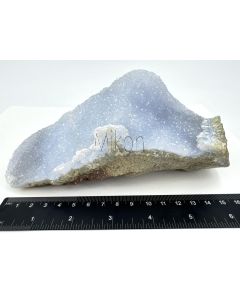 Achat, Lagenachat "Blue Lace", druzy; Jombo, Malawi; HS, 1,1 kg, Einzelstück