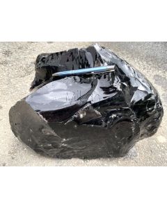 Obsidian (Silberobsidian); Armenien; 21,7 kg; Einzelstück