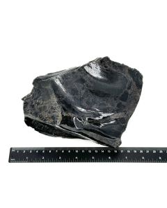 Obsidian; schwarz, braun; Brekzie; Armenien; 1,5 kg; Einzelstück
