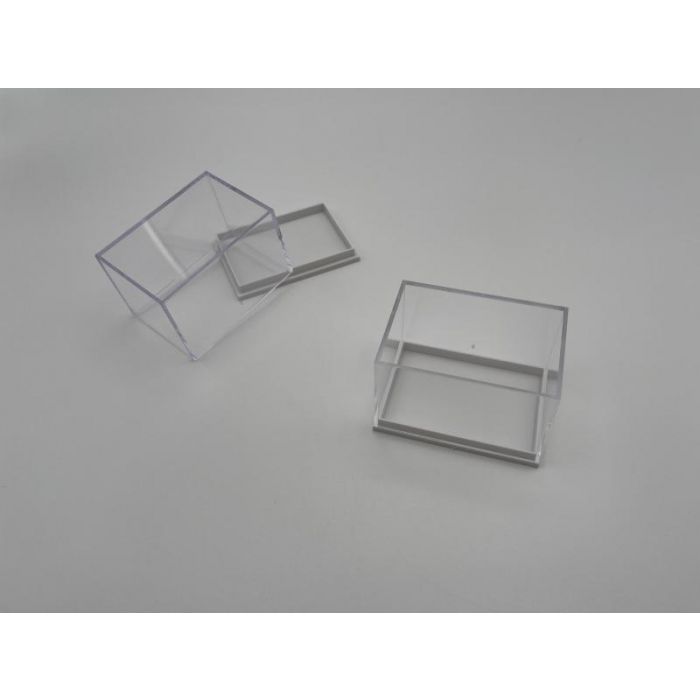 4 X 4 X 2 Clear Plastic Display or Storage 