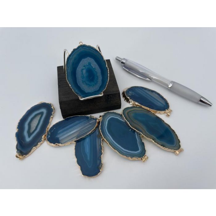 Agate Slice Turquoise