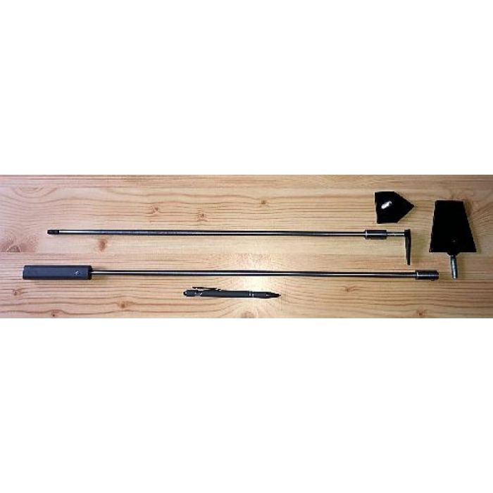 Strahlers tools set for mining pockets: bar, chisle, pick, elongated arm,  different points/tips - Mikon-Online Shop