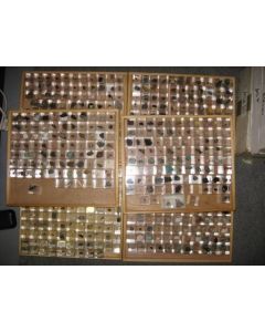 1000 different mineral species, collection of MM size