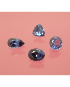 Benitoit facettiert 2 mm, Californien, USA