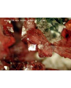 Roselit - beta xx; Ambed-3, Bou Azzer, Marokko; KS