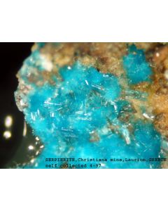 Serpierit xx; Serpieri Mine, Kamariza, Laurion, Griechenland; NS