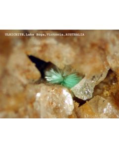 Ulrichit xx; Lake Boga Quarry, Lake Boga, Victoria, Australien; MM