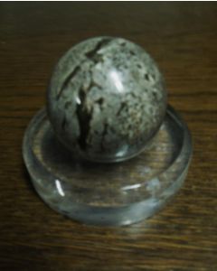 Plexiglassockel, Eier/Kugelständer, rund, ganz poliert, 7,5 x 1,3 cm, 01 Stück (RD52)