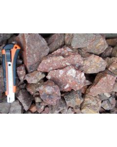 Agate (red banded) Halsbach, Saxony, Germany 1 kg